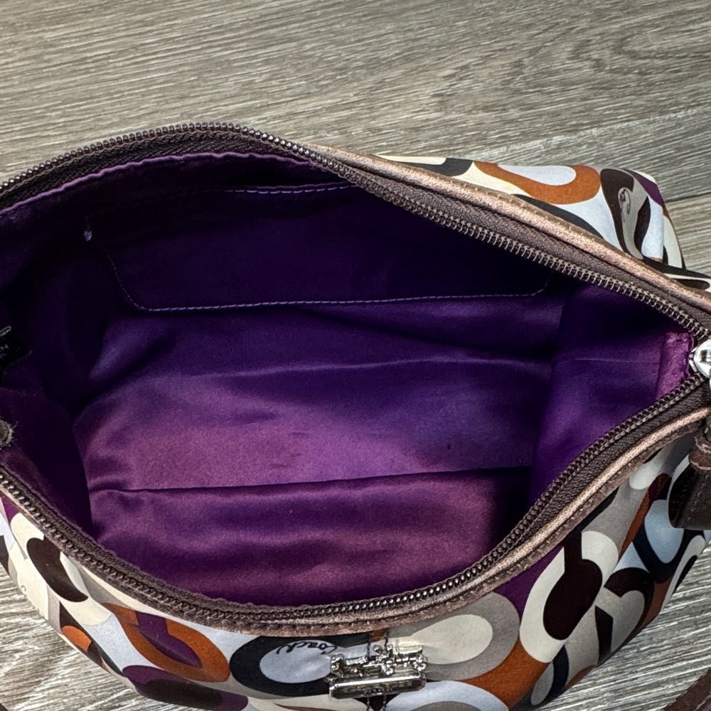 Coach Multicolor Circle Pattern Shoulder Bag small shoulder bag - Picture 10 of 11
